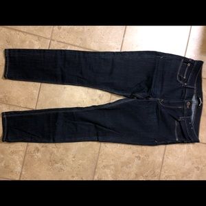 Express jeans. Dark blue jegging. 12S